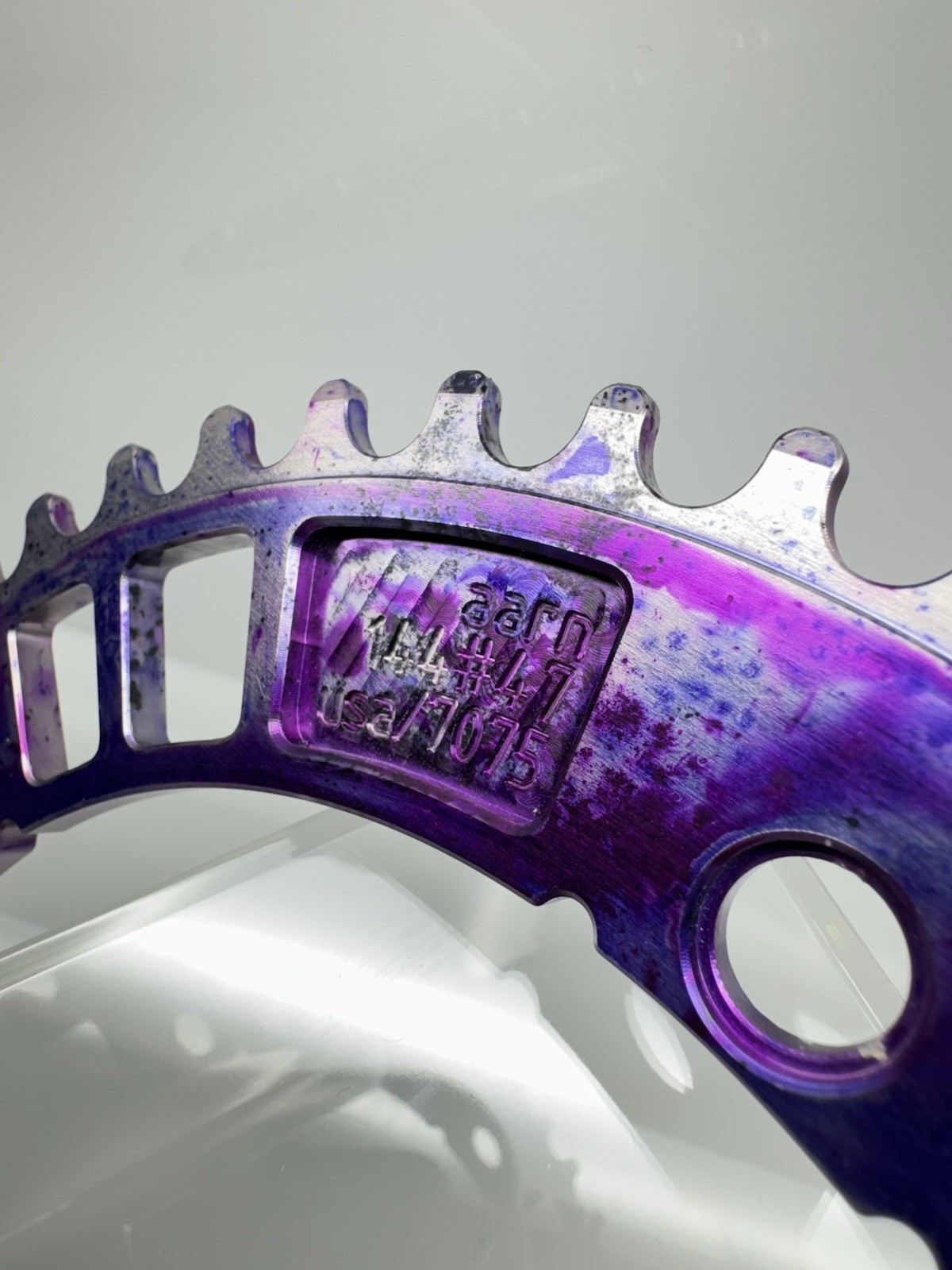 AARN x Retrogression / 144BCD 47T limited run edition 44RN track pista chainring