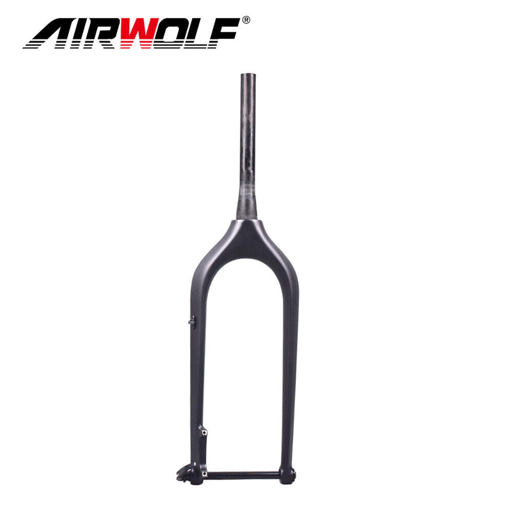 26er Carbon Fat Bike Fork Snow Beach MTB Bicycle Tapered Forks Fit 5.0″ Tire