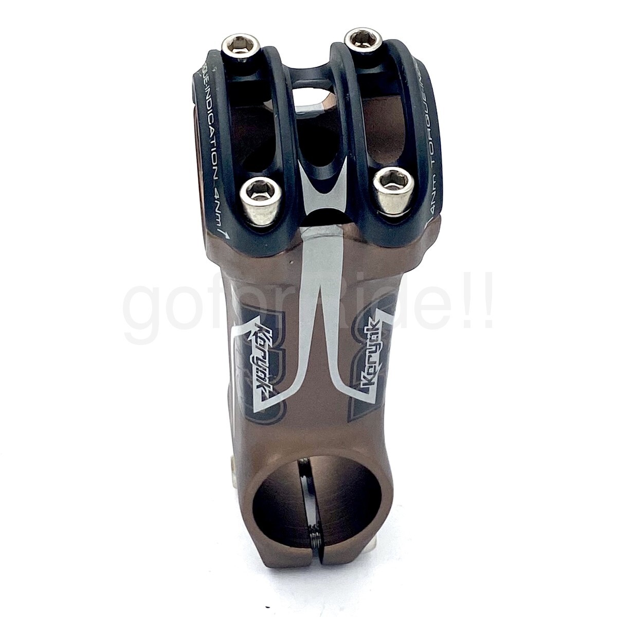New Shimano PRO KORYAK Bike Stem,1-1/8″,+/- 10 Degree, 31.8x110mm,Brown/Black