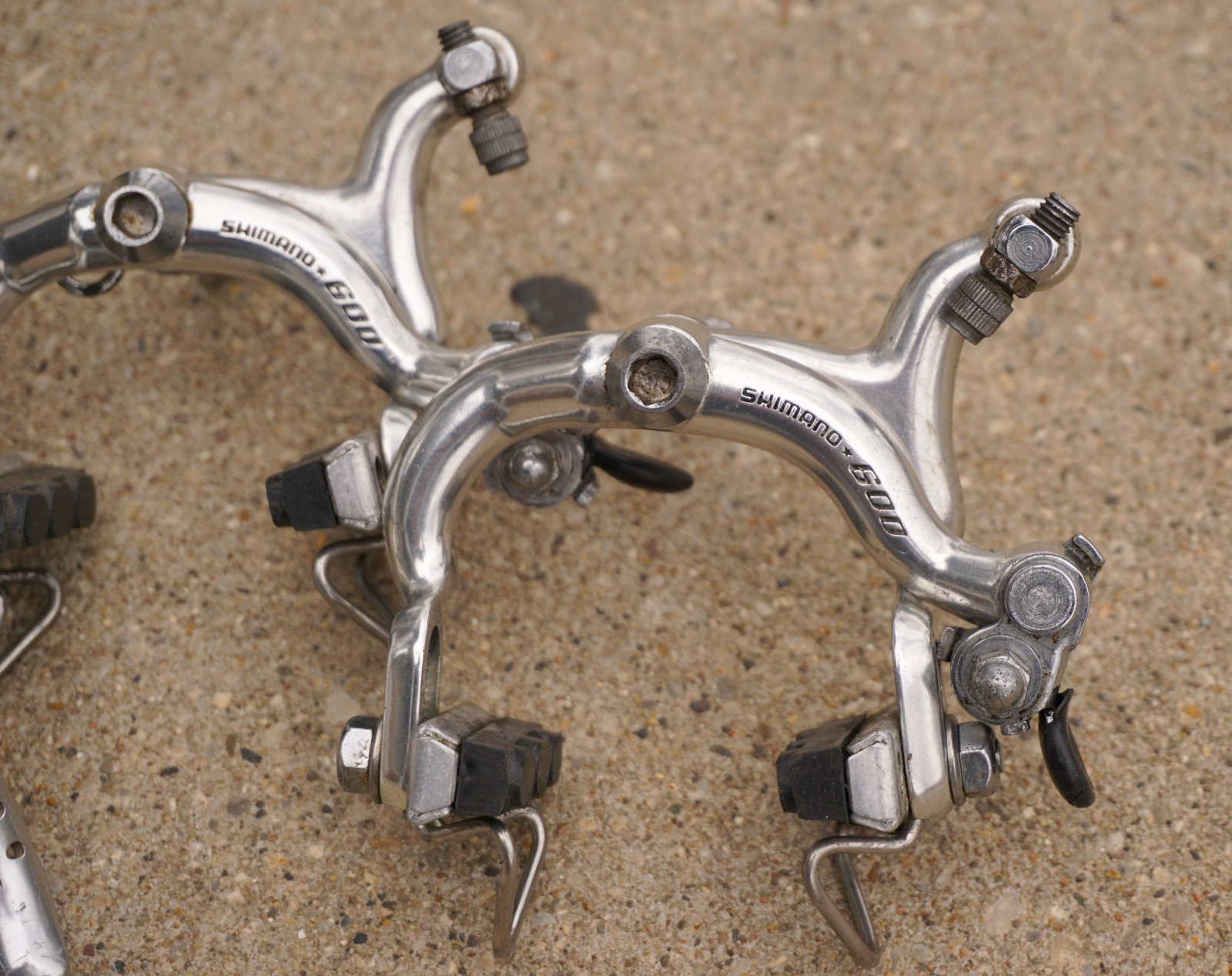 Shimano 600 Arabesque Brake Set Levers Caliper Road Bike Drop Bar Eroica 600EX