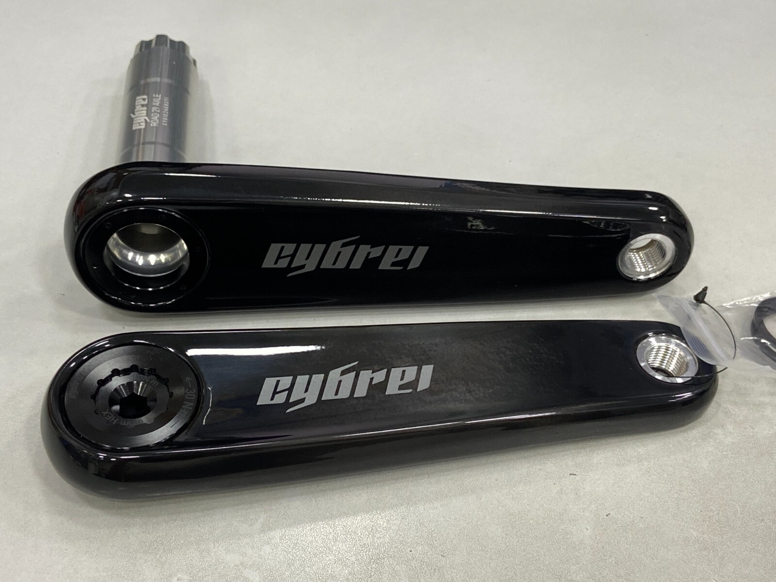 Cybrei Road Carbon Crank Arm DUB (Cinch) Black , 165mm/170mm