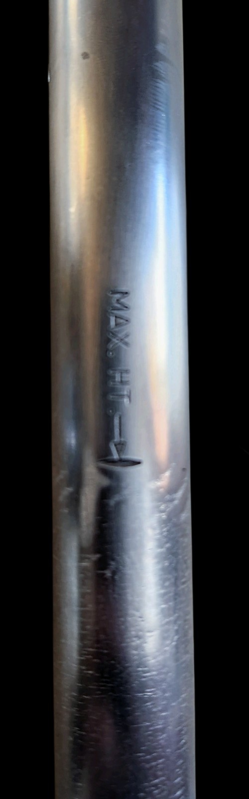1980 Huffy Aerowind Slotted 20.7mm Seatpost Aluminum Silver 9″ Length