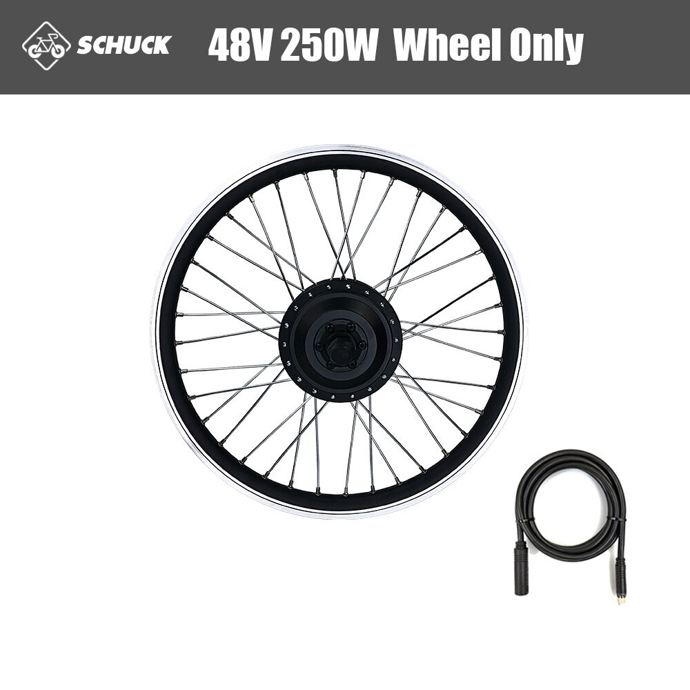 36V 48V 250W Ebike Rear Cassette Drive Hub Motor Wheel Waterproof Conversion Kit