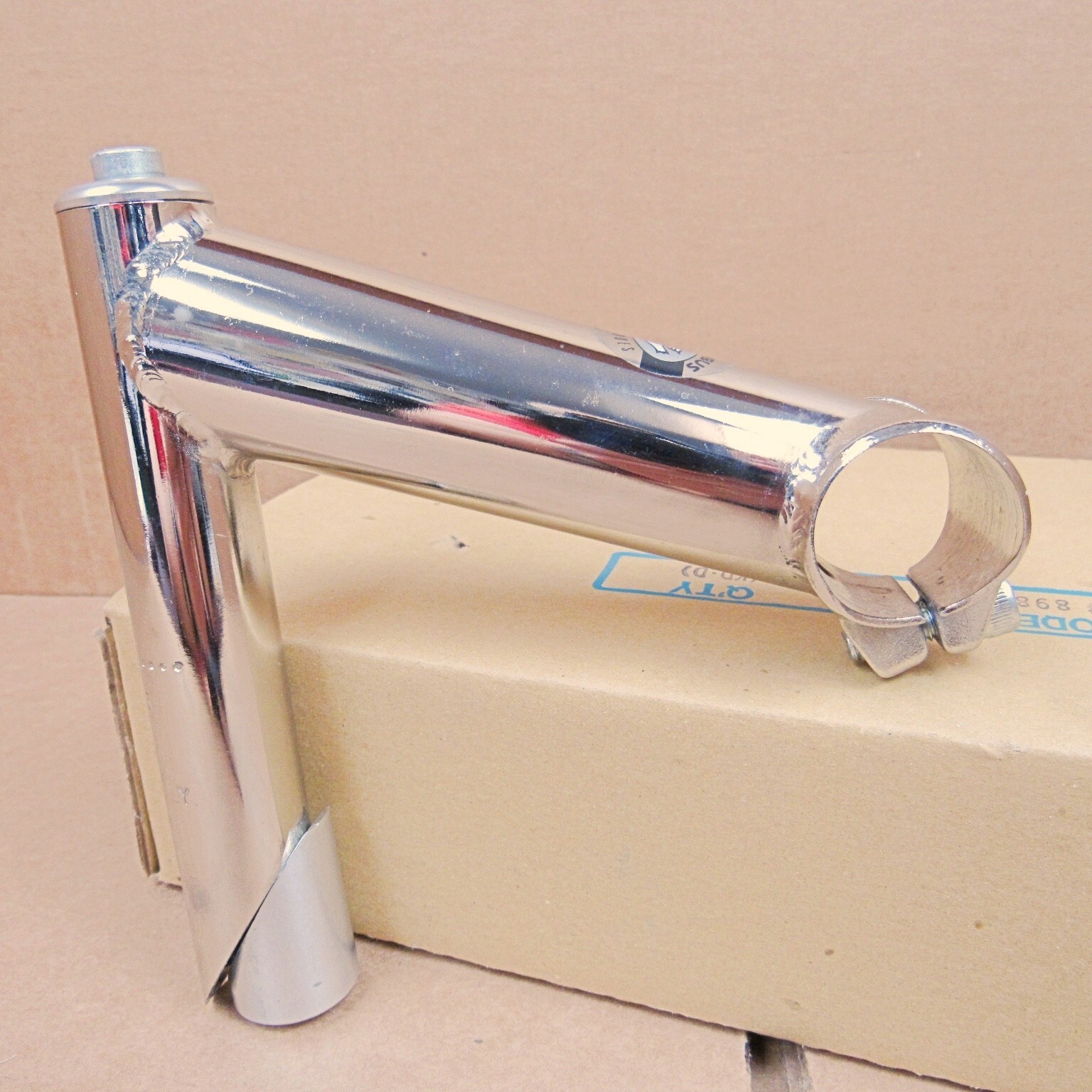 New-Old-Stock 3T Chromix Corsa Plus Quill Stem (115mm) w/Columbus Branded Tubing