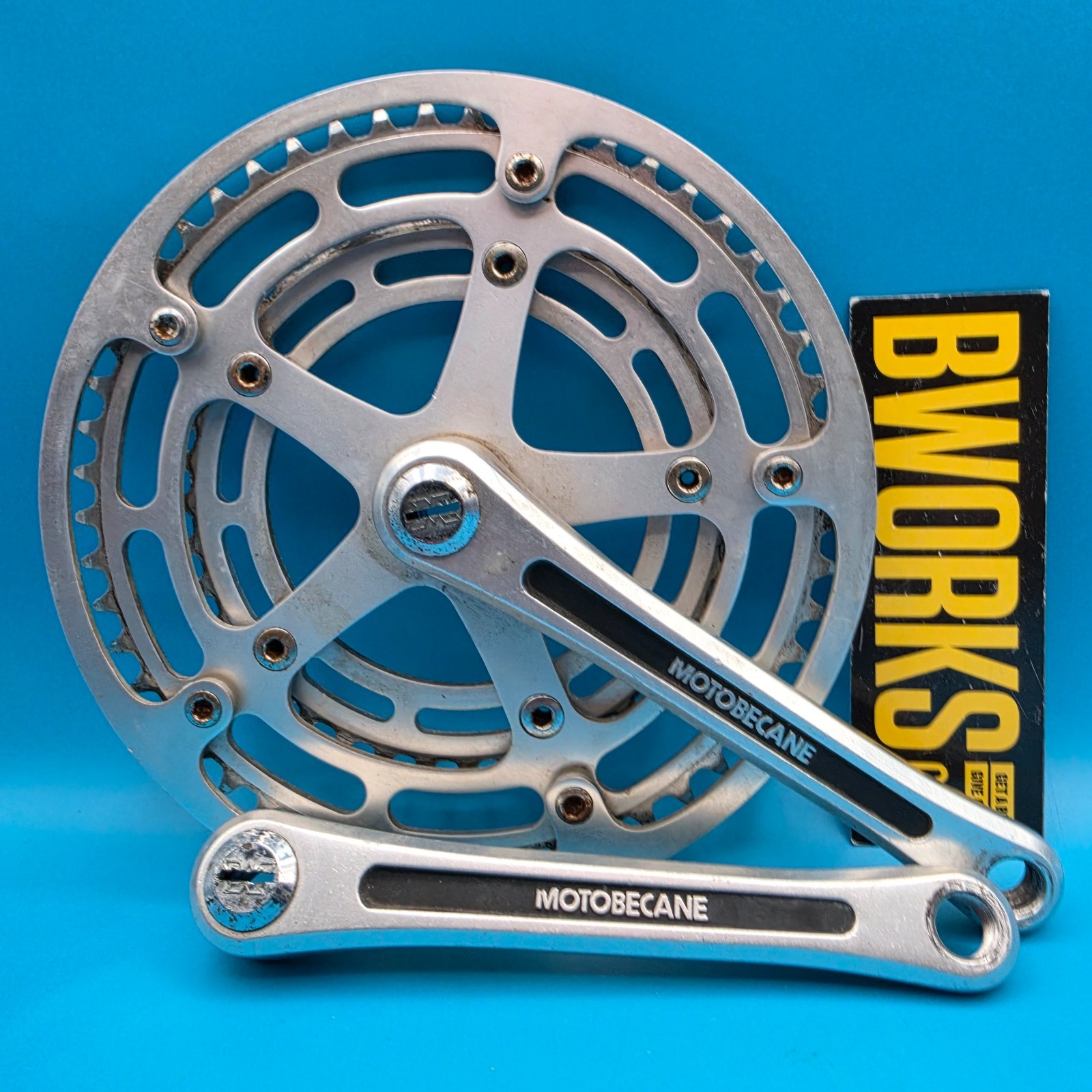 Vintage Motobecane by Takagi Road Bike Double Crankset 170mm 52/40t Japan f15
