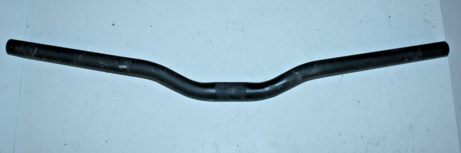 MTB Handlebar Black 25.4mm 62cm 1″ Riser Bar Trail Downhill Hybrid Commuter Cafe