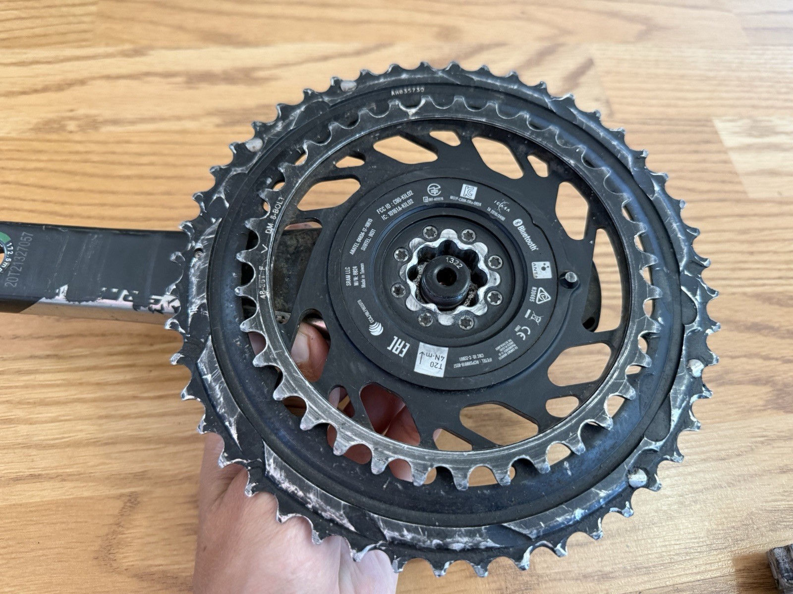 172.5mm 48/35T DUB SRAM Red AXS D1 Quarq 12 Speed Power Meter Crankset