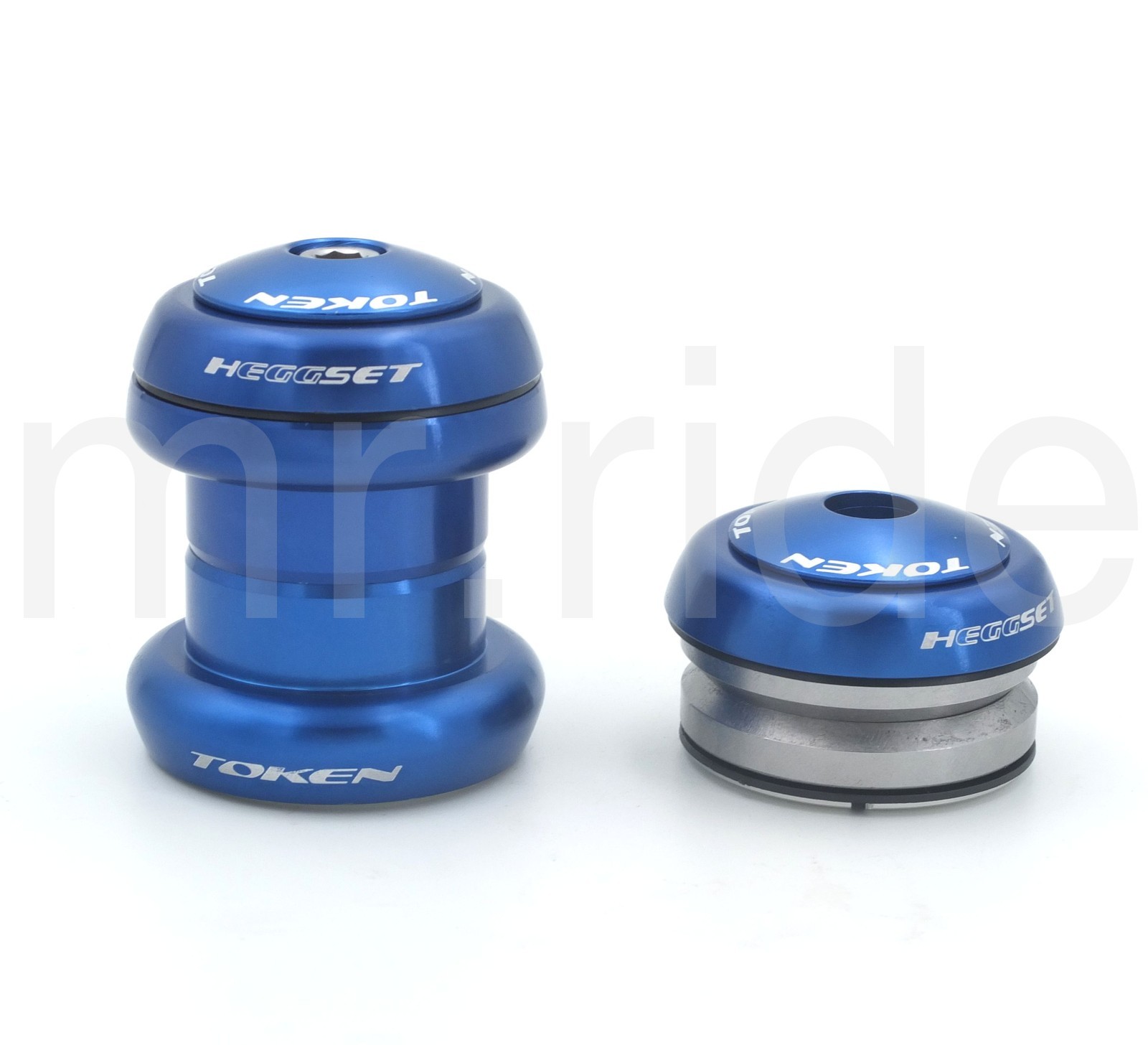Head set TOKEN «Heggset» TK 060 for 1 1/8″ Blue for integrated + threadless