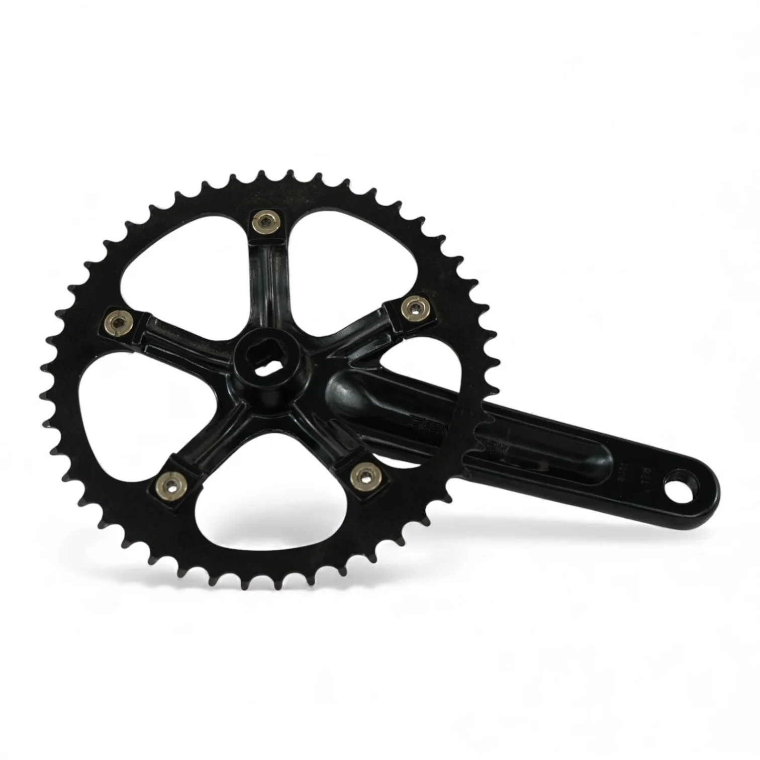 RPM CFJ/CFM Square Taper Crankset Black 175mm Length with Bolts