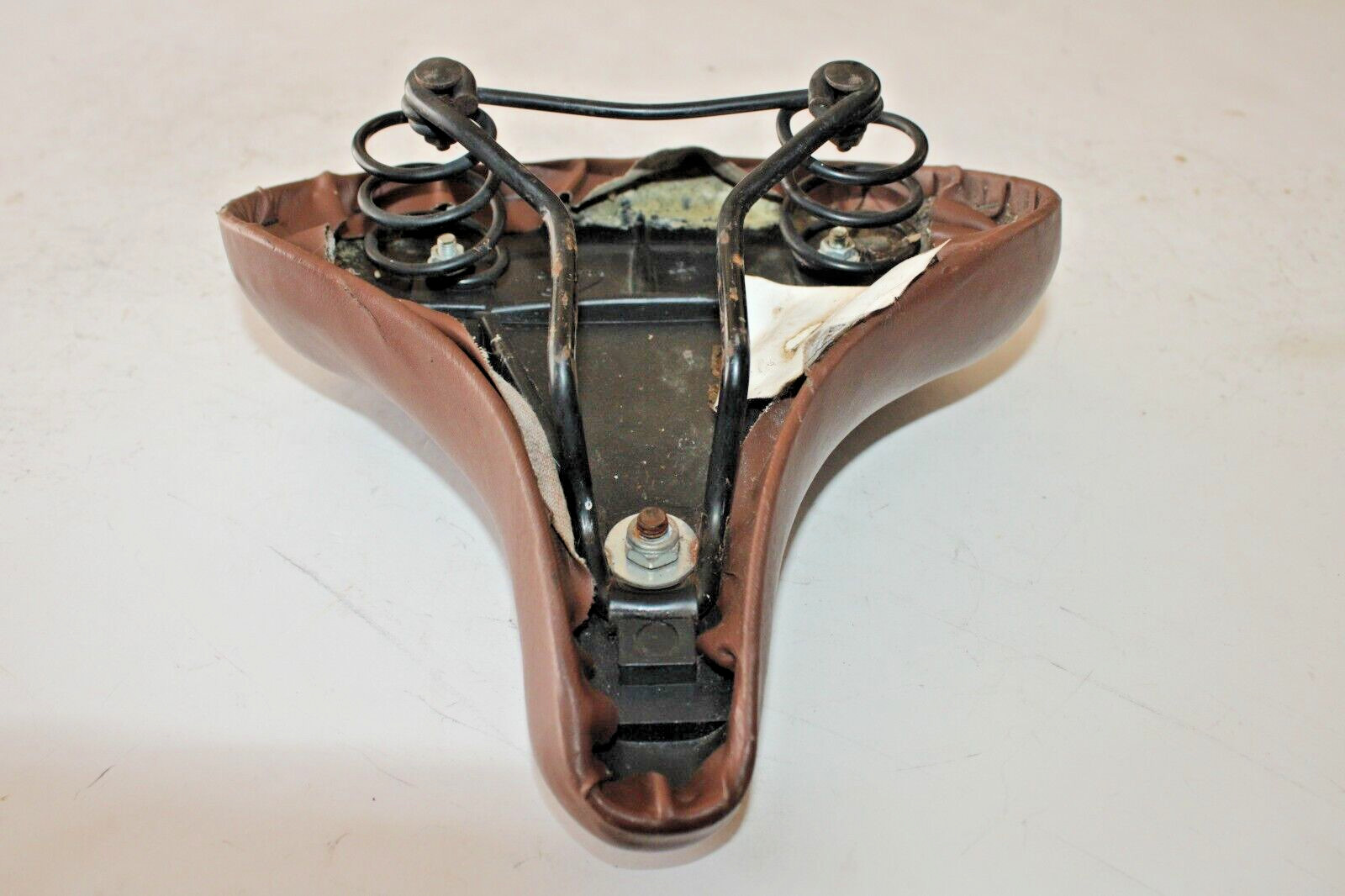 Vintage Ridashiye Bike Saddle 260/240mm Brown 638g Comfort Hybrid Fast Shipper