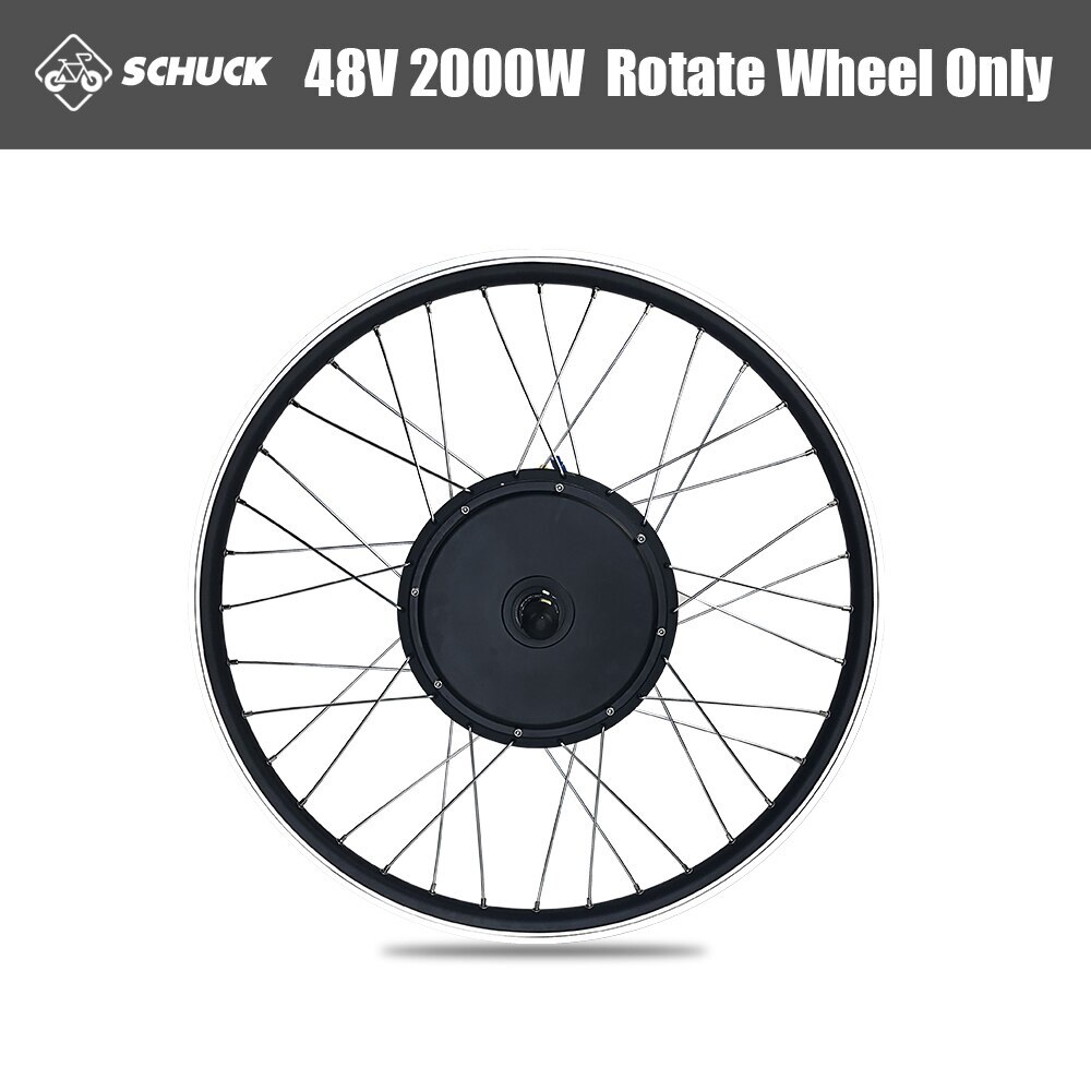 48V 2000W Ebike Rear Rotate Gearless Motor Conversion Kit 50A Controller Display