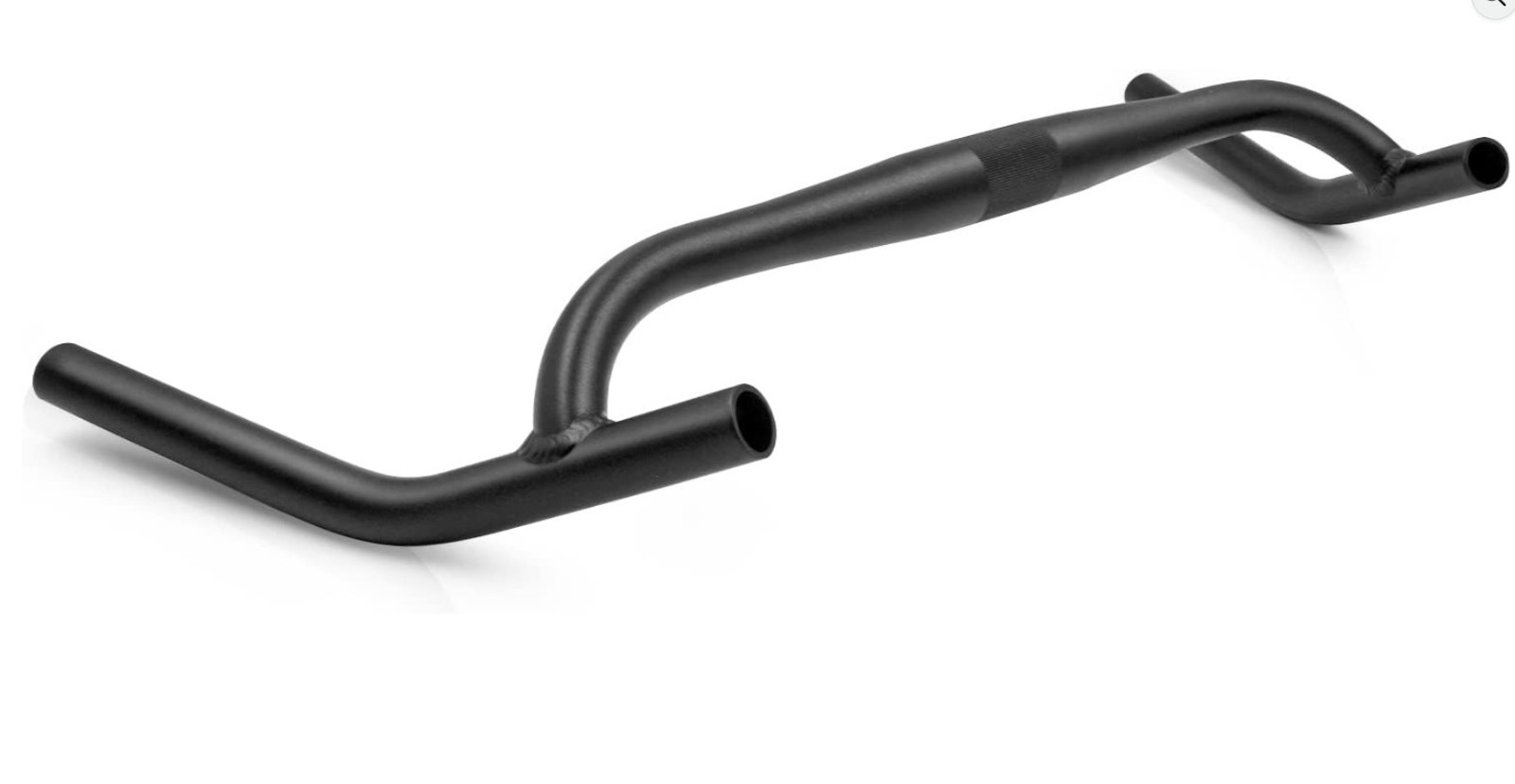 Bike Handlebar PRO Aluminum Alloy Bicycle Handle Bar Big Angle Bend Handlebar…
