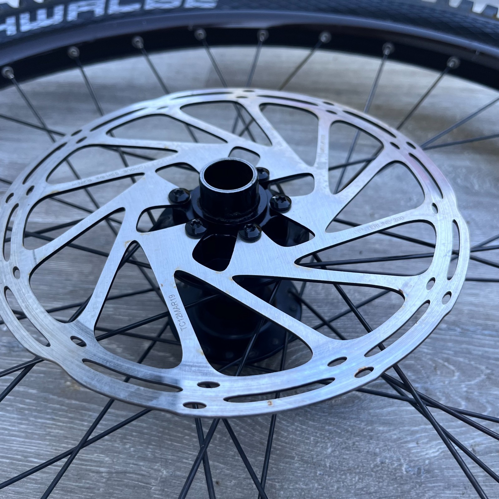 Rim front wheel wheel 26 Cannondale Perp 26 Schwalbe Big Betty