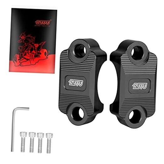 CNC Motorcycle clamp 7/8 inch Dirt Bike Brake Lever Holder Clamp 1 1/8 Black