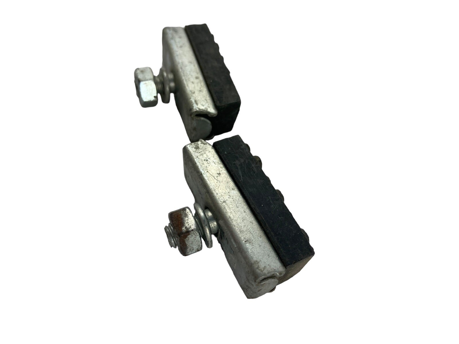 1 pair vintage brake shoes unbranded pads rubber shoes used