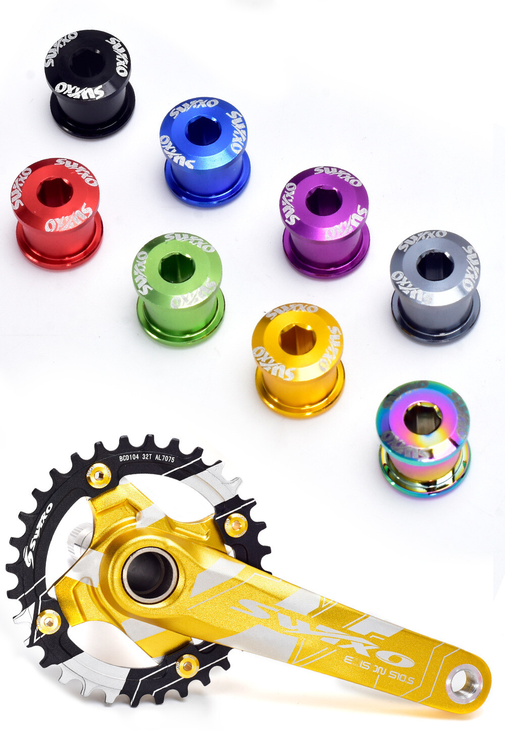Cycling Crank Chainring Screws Fasteners Bolt Folding MTB Road Bike Bolts Screws