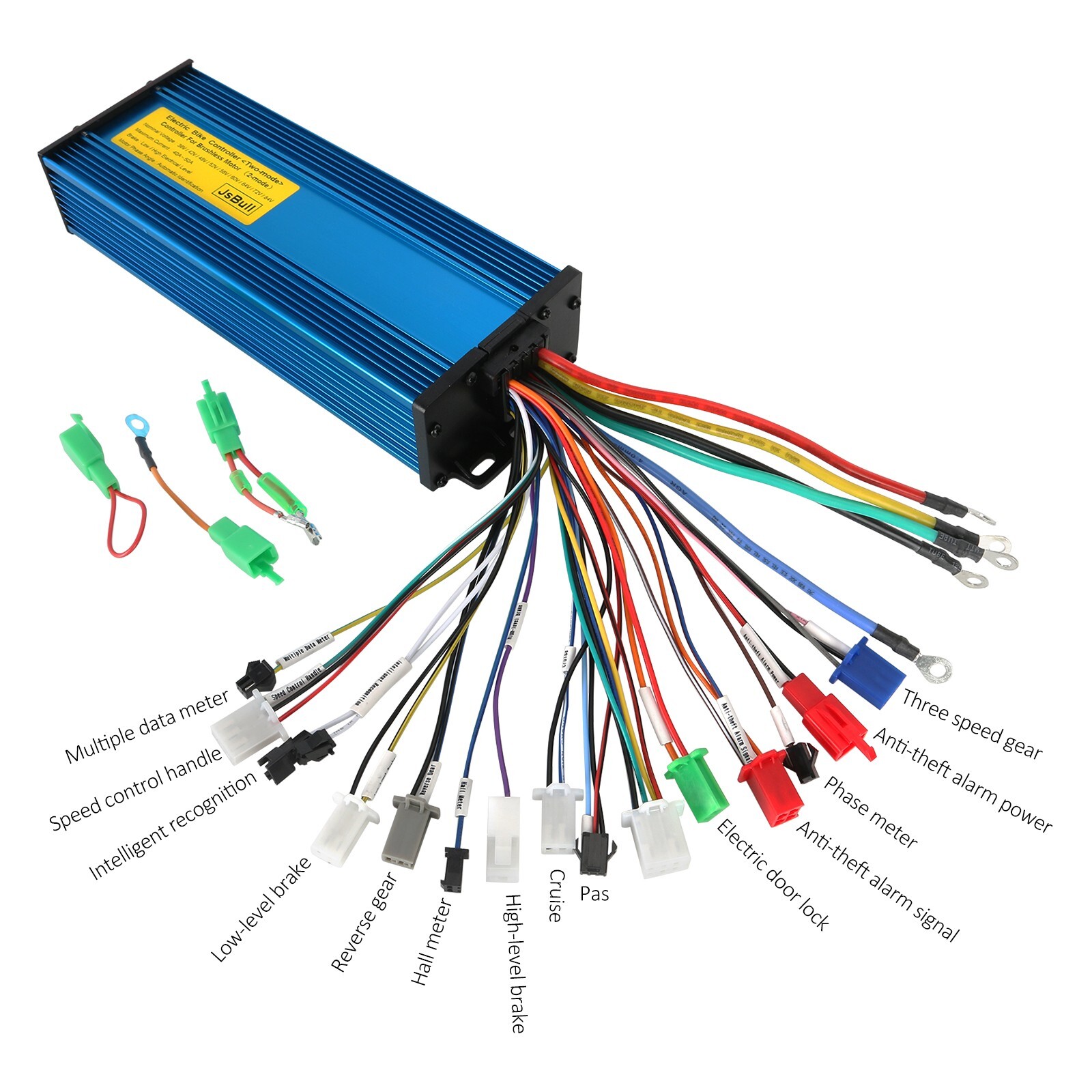 36v 48v 60v 72v 84V 2200W Brushless Controller+Display Ebike Go kart Buggy Golf