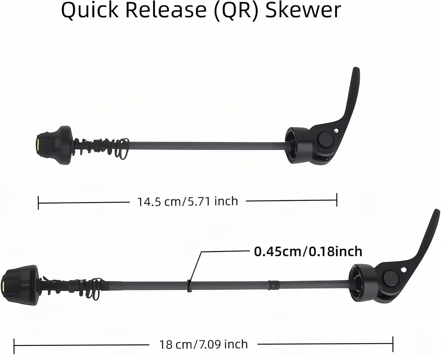 Bicycle/Bike Axle/Quick Release Wheel Hub Quick Release Skewers Set Generic