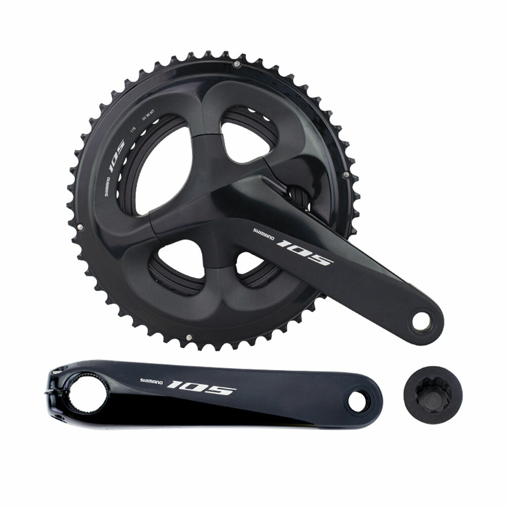 SHIMANO 105 FC R7000 Crankset 2×11 Speed 165/170/172.5mm 50-34 53-39T Road Cycle