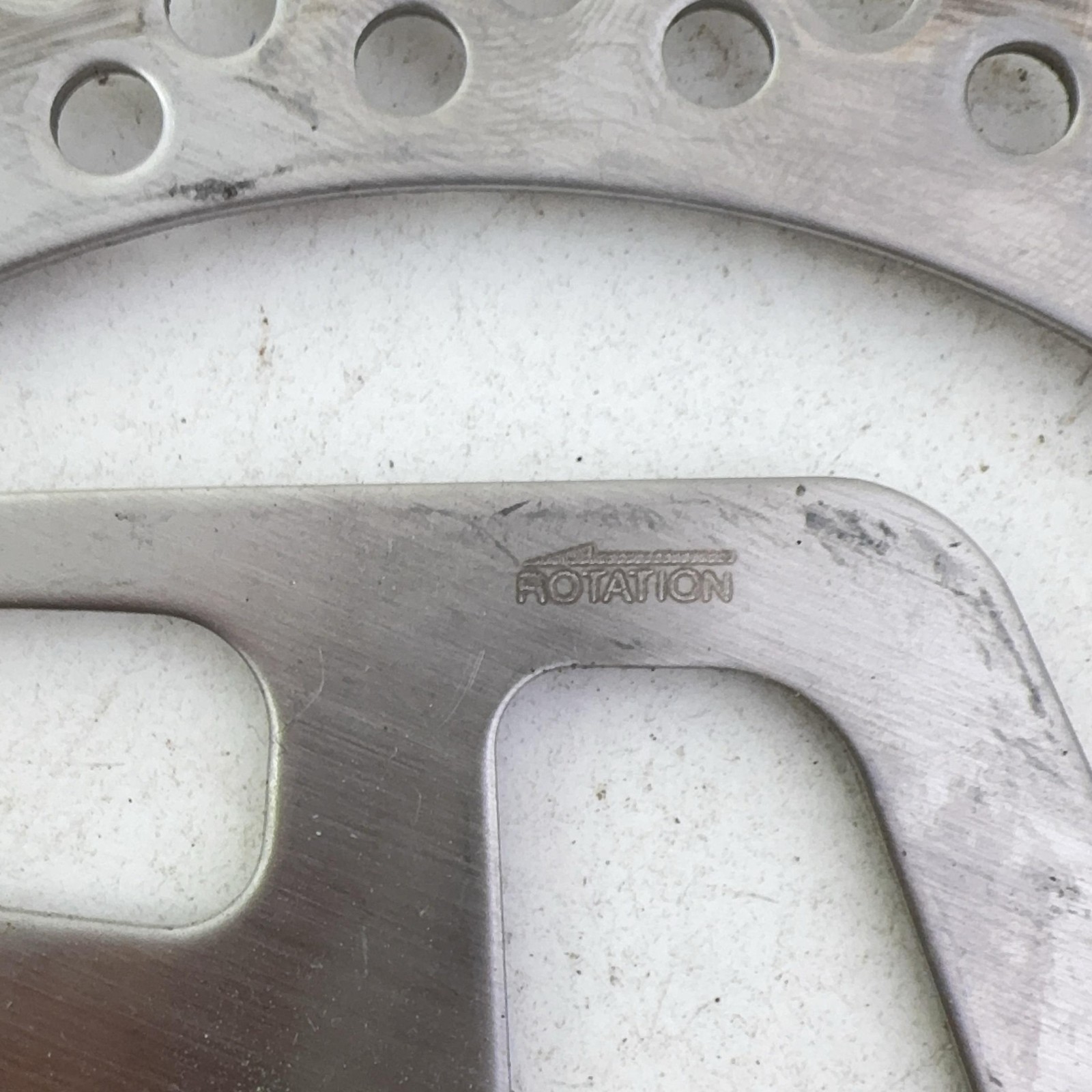 Shimano SM-RT26-M Disc Brake Rotor 180mm 6-Bolt Silver Resin Pad Only A15