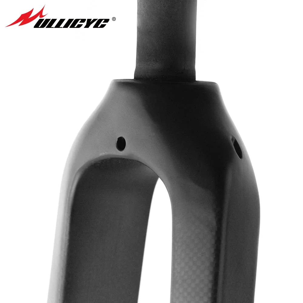 Mountain Carbon Bicycle Fork Bicycle Hard Fork Tube Thru Axle15*100mm Bike Parts