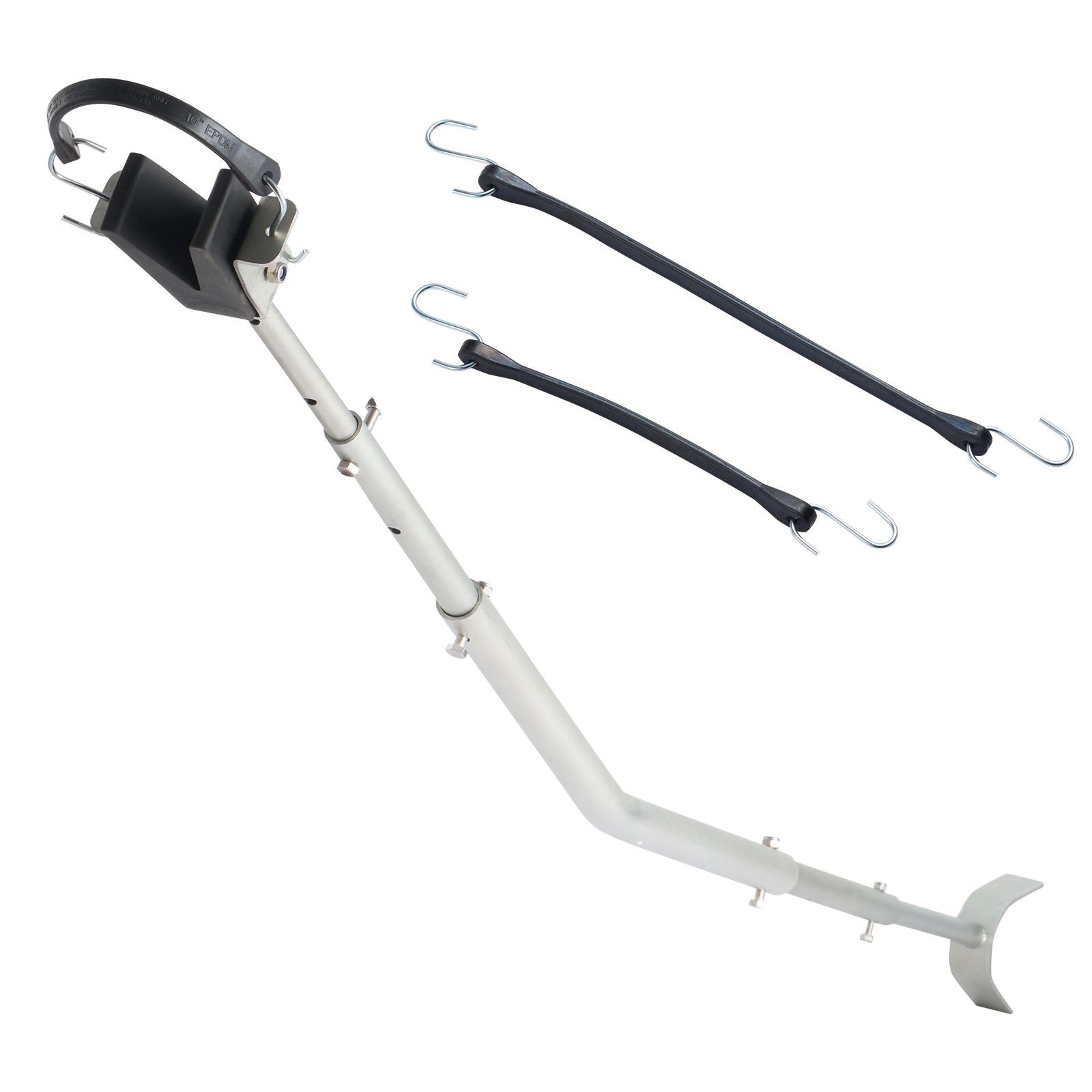 Adjustable Transom Saver 23.6-59in, Galvanized Steel, for Outboard Motors ≤150HP
