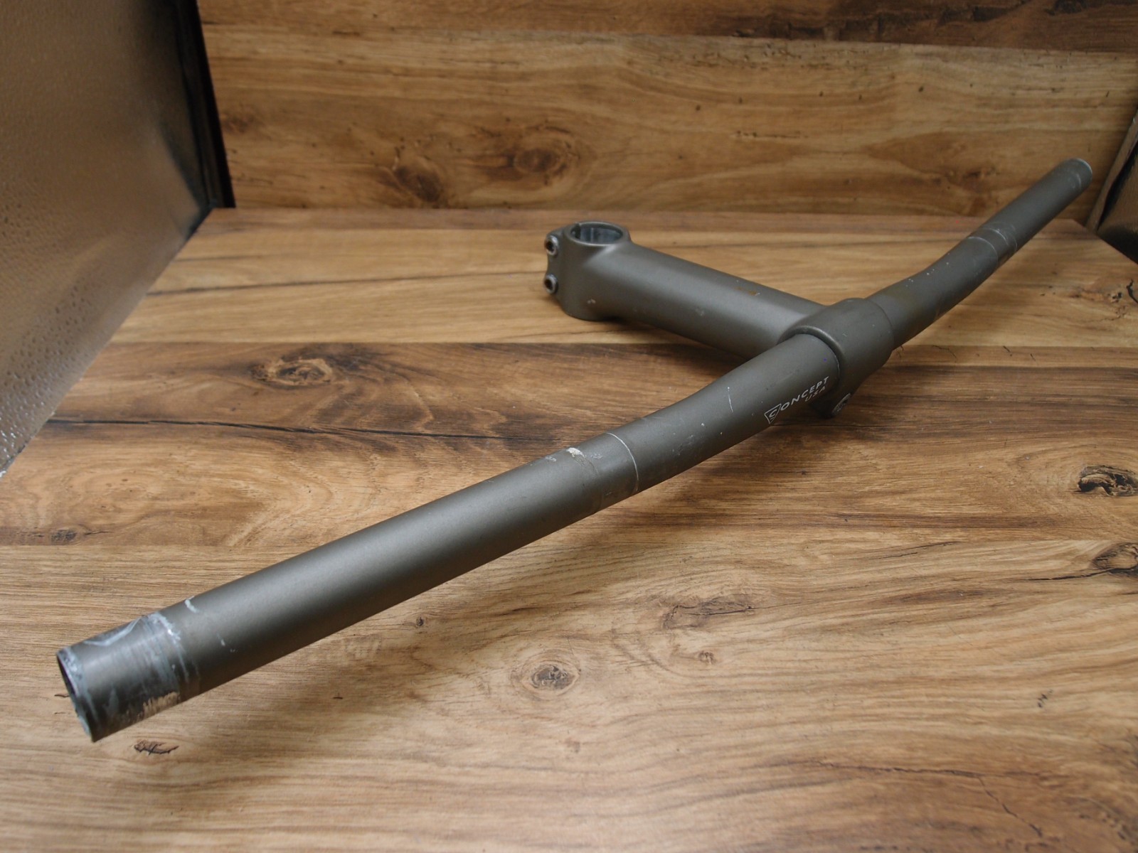 flat handlebar CONCEPT USA for MTB + ahead stem Concept 1 in