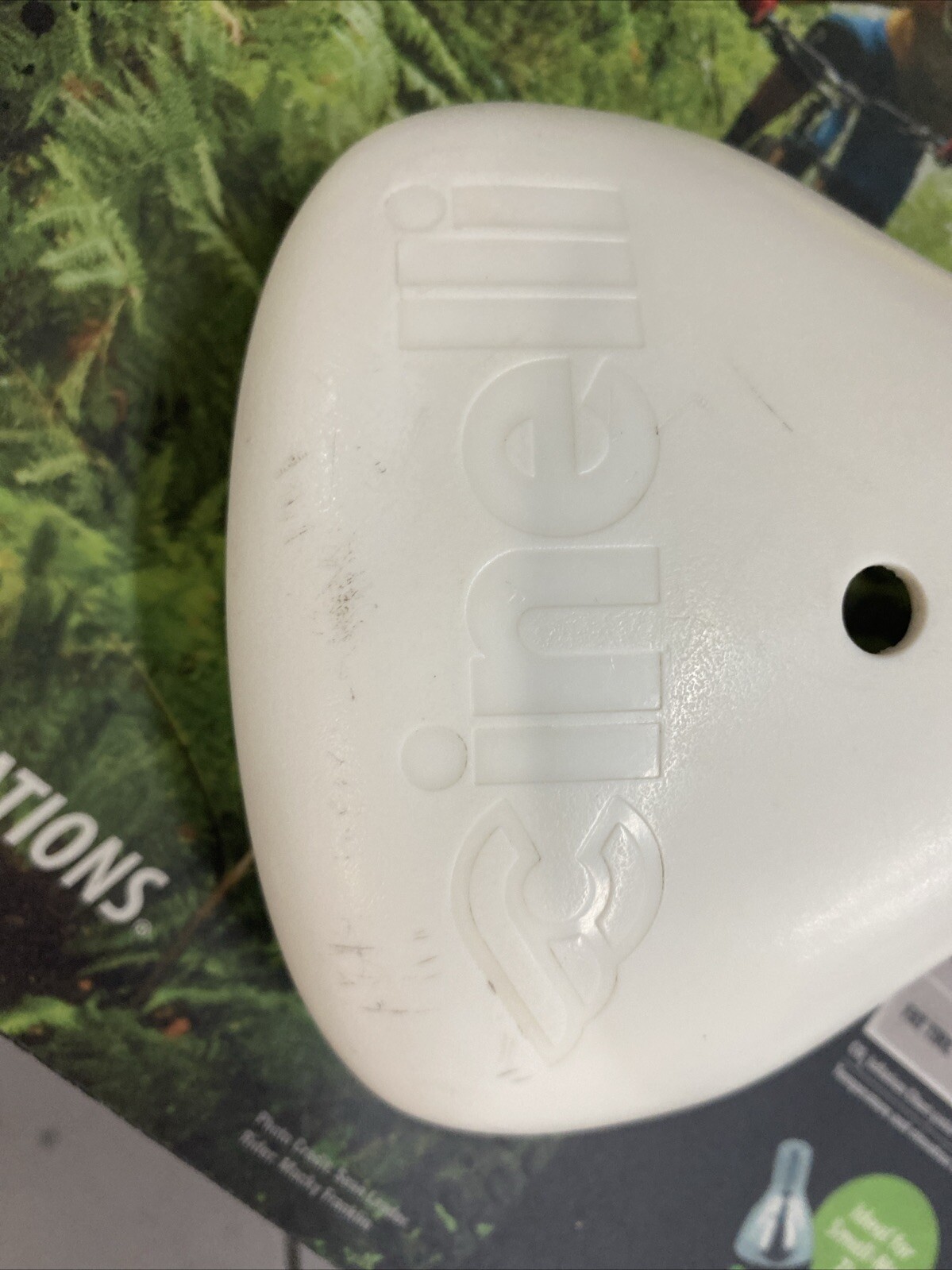 Cinelli Unicanitor White Plastic Saddle Steel Rails