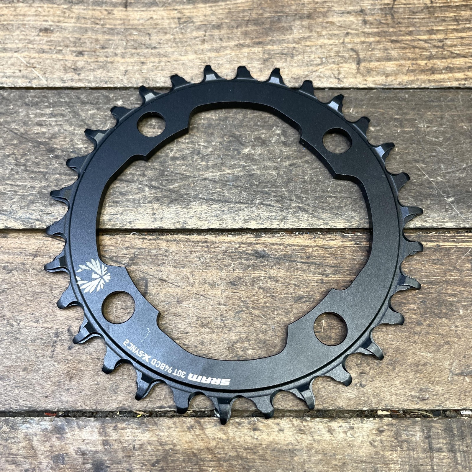 SRAM Eagle X-Sync 2 30T Chainring 94 BCD 4-Bolt Black EMTB Aluminum MTB Bike
