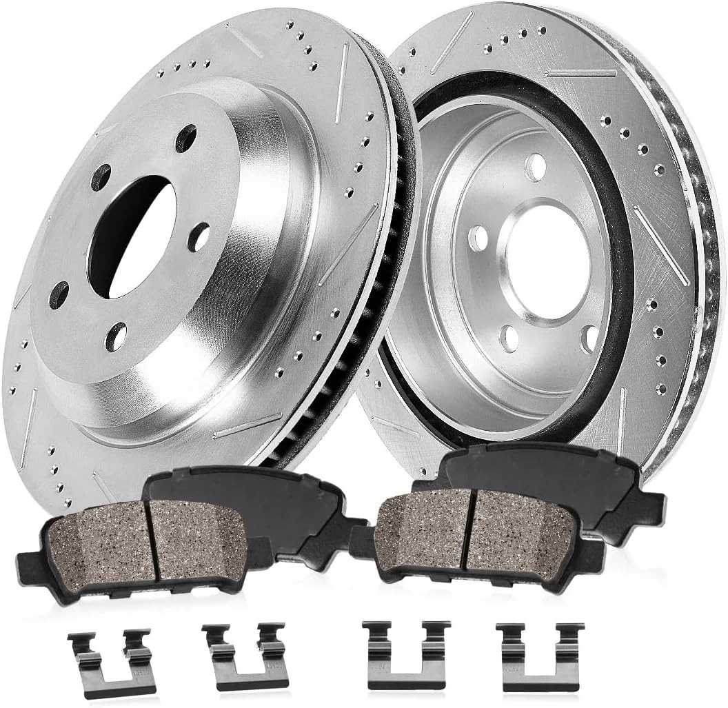 Rear Brake Kit For Acura TLX 2015-20 – Drilled & Drilled Slotted Upgrade