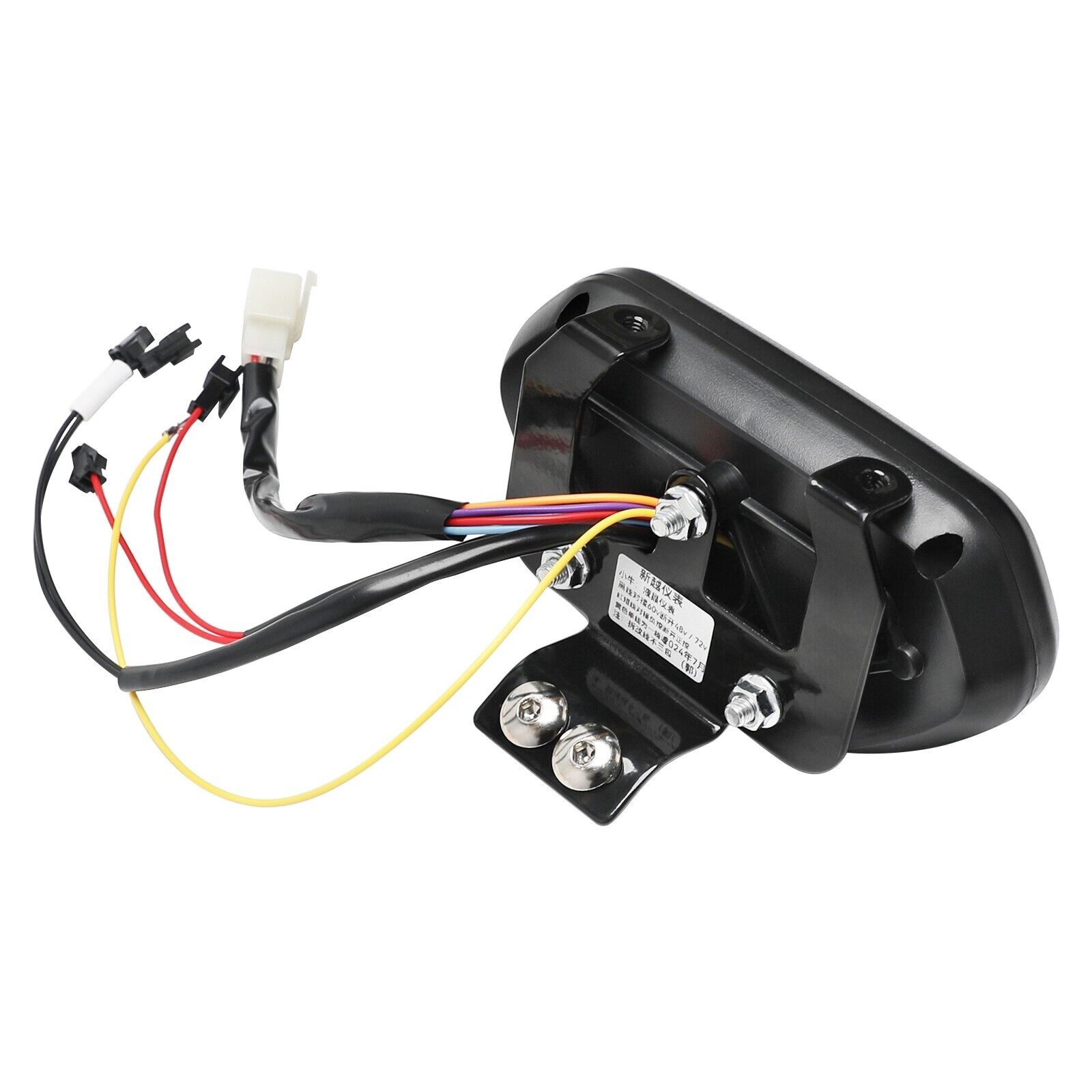 48V 60V 72V Scooter Ebike LCD Display Speedometer, Sensorless/Phase Wire Meter