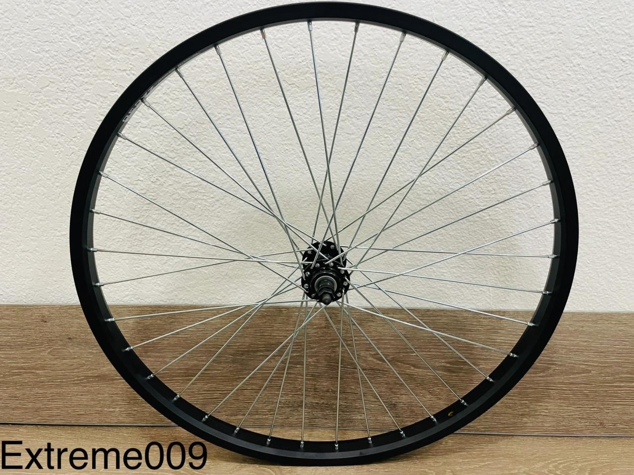 26″ Weinmann Bicycle Alloy Black Chrome Wheels 36 Spoke Front & Rear Coaster 12g