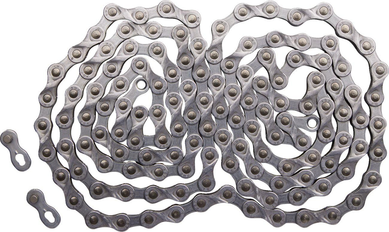 E9 EPT Bicycle Chain, Silver, 136L