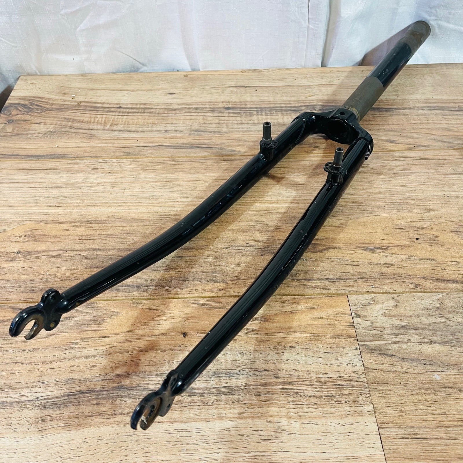 Lugged Crown 700C Steel Cantilever Fork 100mm QR Canti 1 1/8 Threadless 234mm