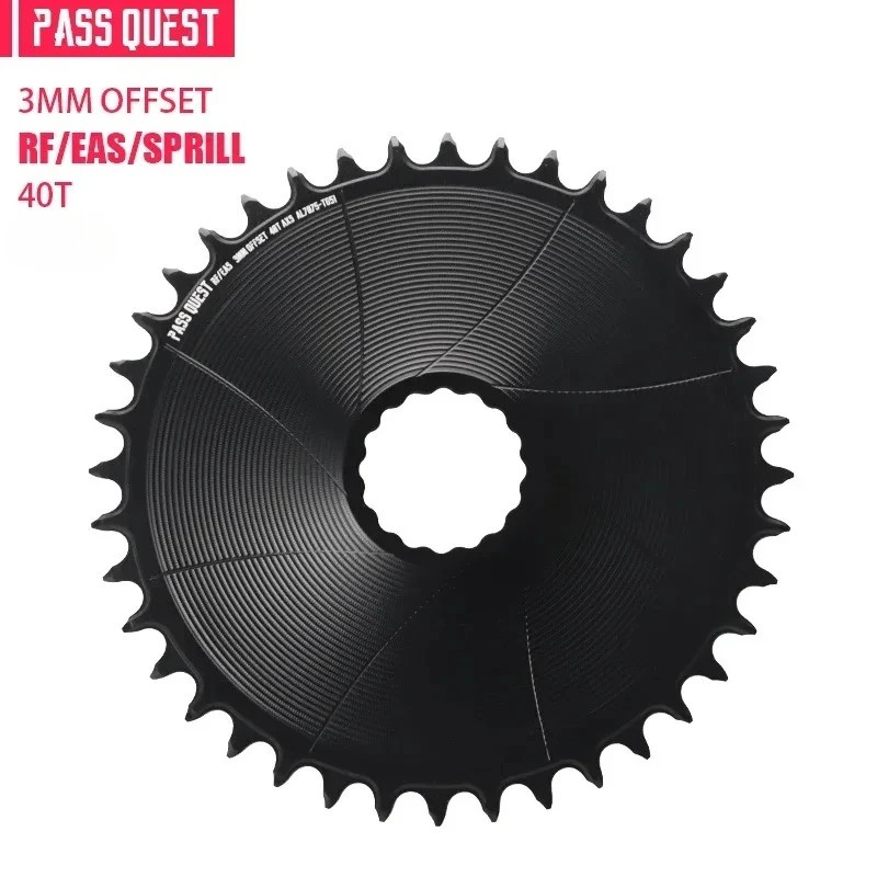 3mm Offset Direct Mounted Bicycle Chainring for Wide Narrow Teeth Chainwheel