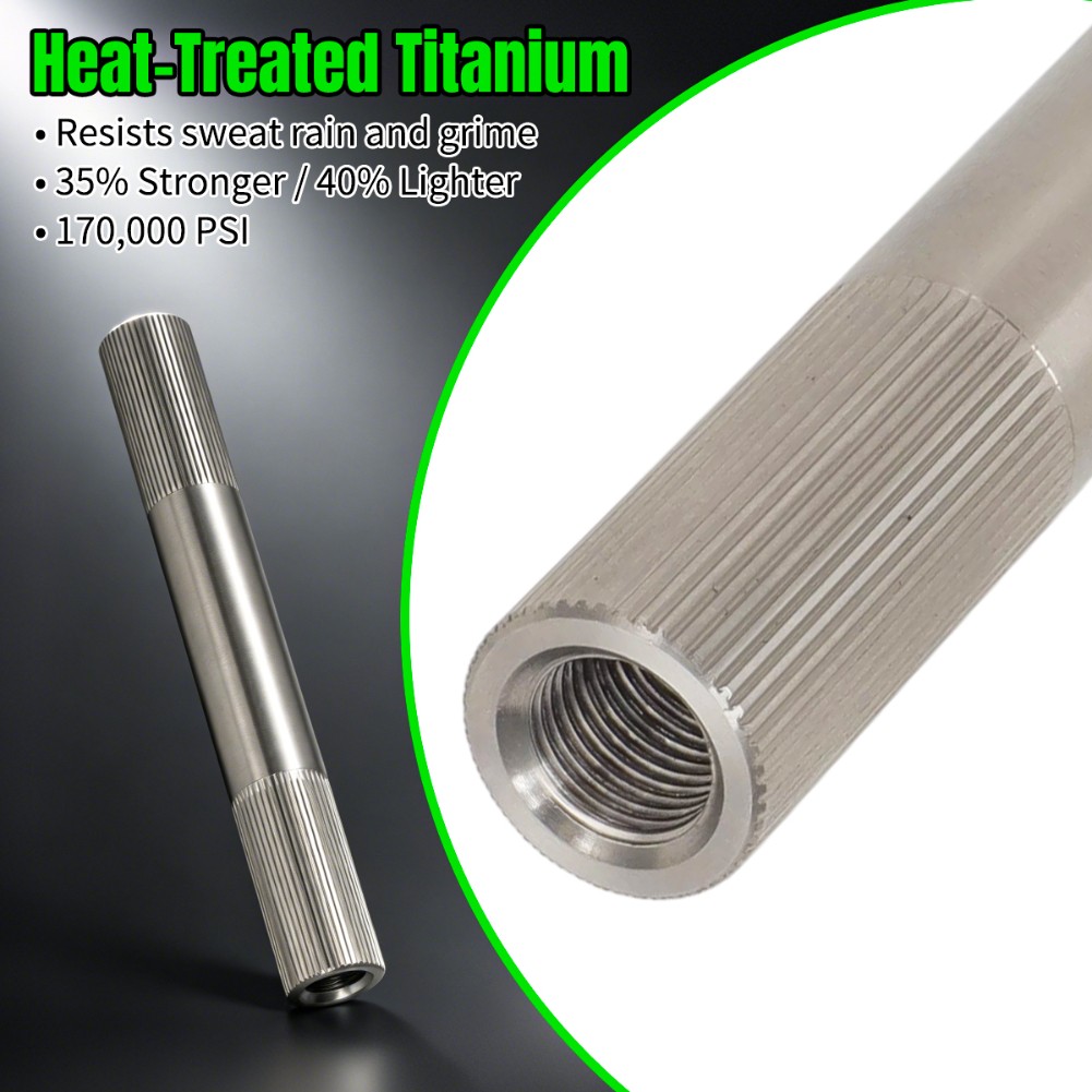 US 5.625″ Titanium Crank Spindle for Profile BMX Cranks 19mm 48 Spline Axle