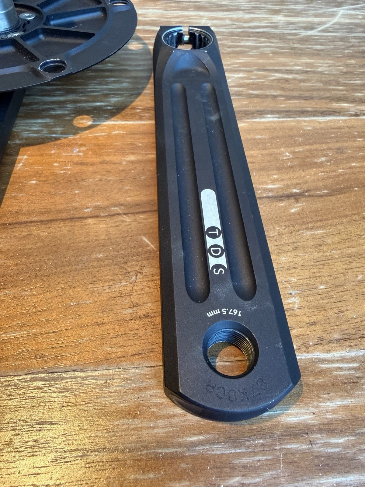 Rotor 3D24 Track Crankset 167.5 mm Black Fixed Gear 144BCD