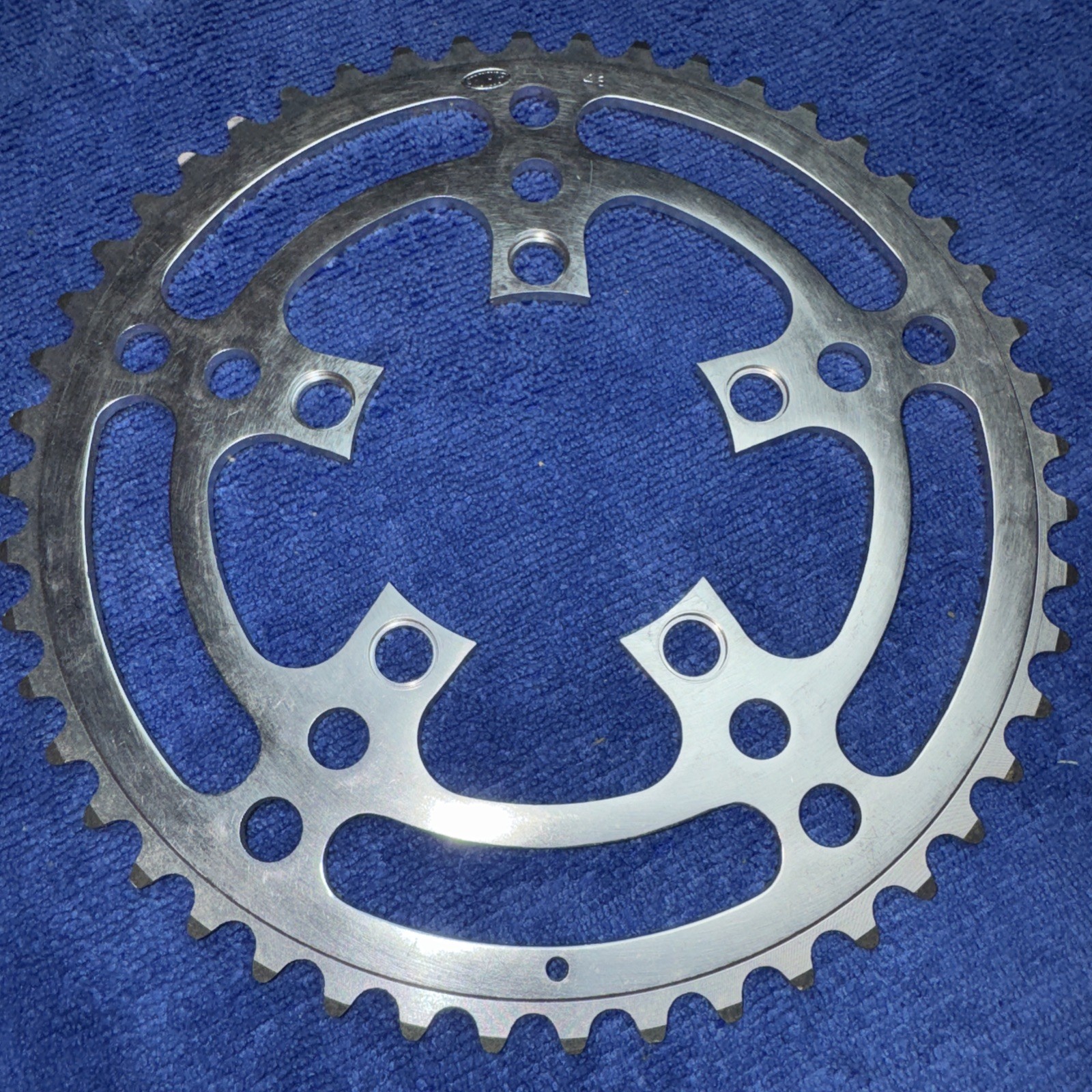 VNTG STRONGLIGHT ALY CHAINRING 86 BCD X 48T SIL FOR MODELS 80.99,100 NEW W/O PKG