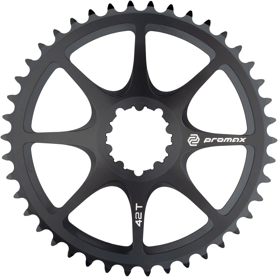 Direct Mount Chainrings – Promax Direct Mount, 42t Chainring Black – Direct