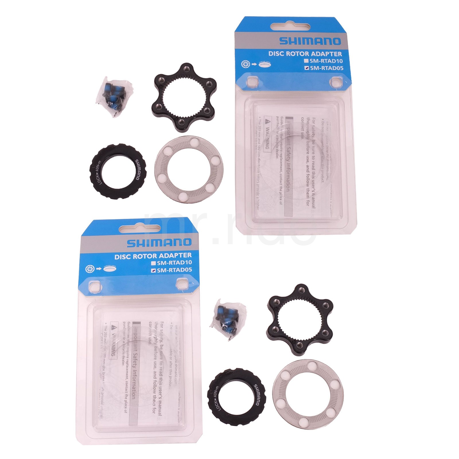 2xr Shimano Center Lock to 6 Bolt Disc Rotor Adapter SM-RTAD05 NIB