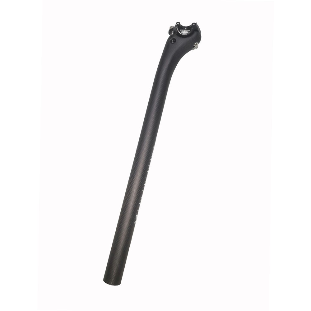 3K Carbon Fiber MTB Road bike Seatpost Bicycle Seat Tube 25.4-31.6mm 20 Offset