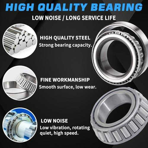 2Sets L44649 L44610 Trailer Hub Bearings Kit for 1 2 Sets L44649 Bearings Kit