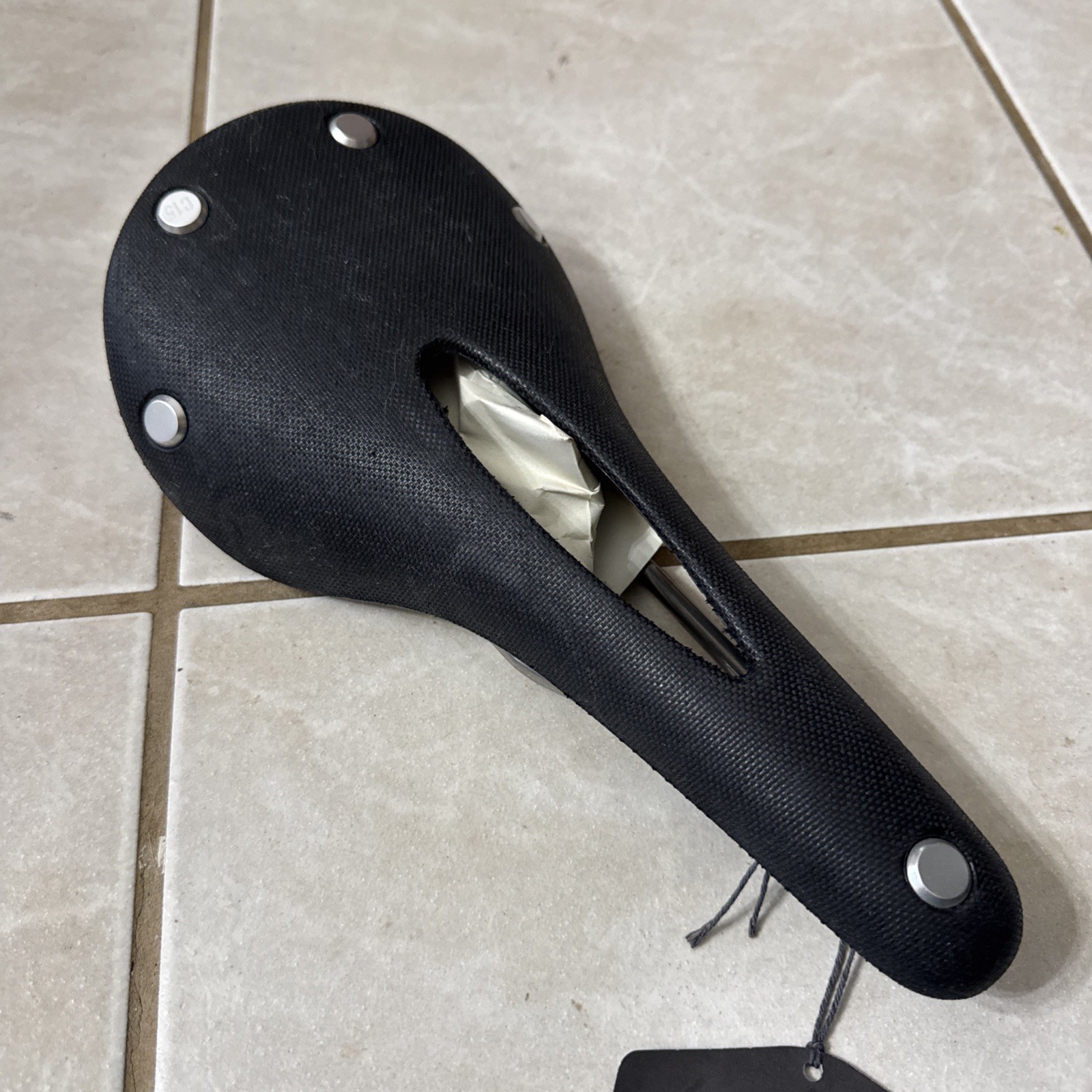 Brooks C15 Carved All Weather Saddle – Steel, Black, Men’s