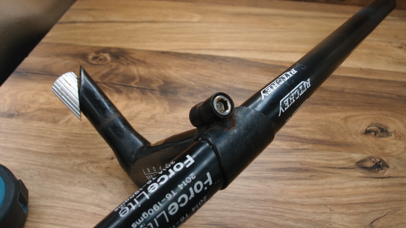 1992 aluminium flat handlebar Ritchey Force Lite 2014 T6 + quill stem ZOOM Sport