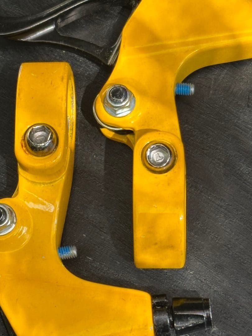 PROMAX brake lever yellow black left and right set