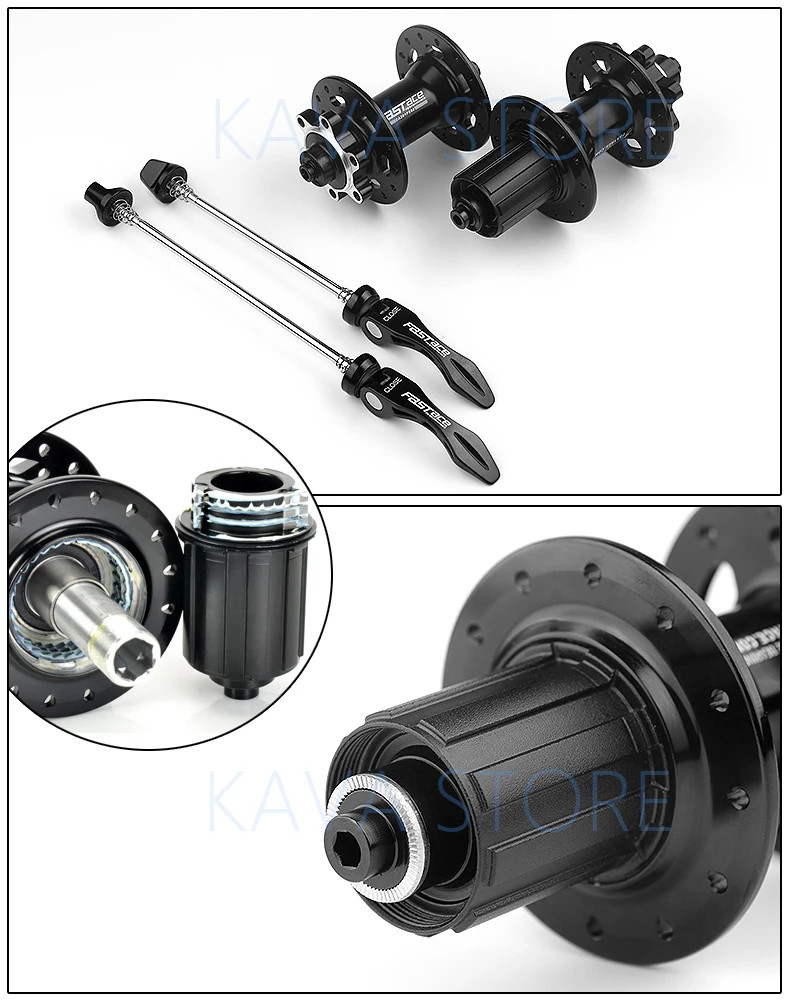 Sealed Bearing Disc Brake Hub 24 28 32 Holes Quick Release Mountain Bicycle Hub