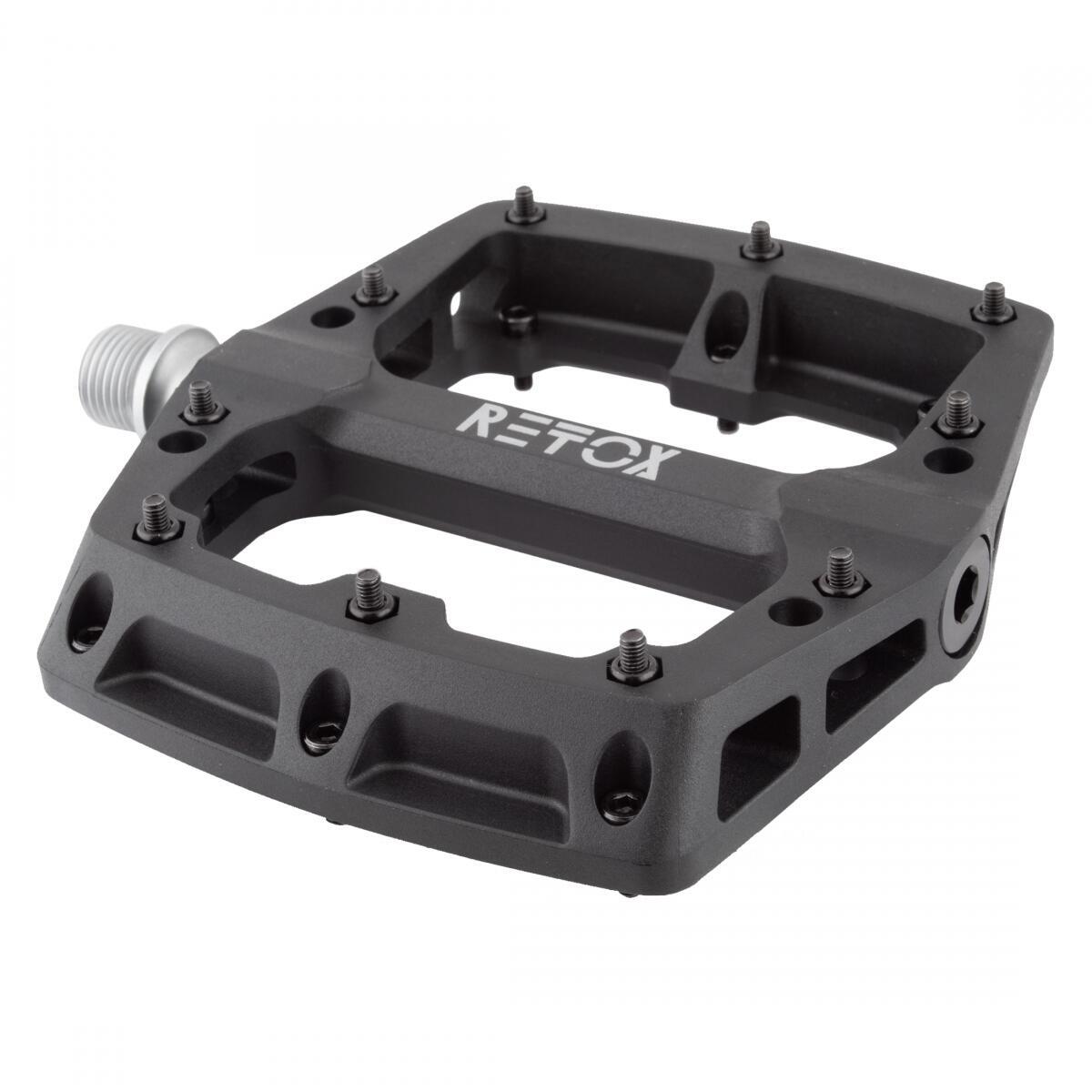 ORIGIN8 BIKE BICYCLE PLATFORM PEDALS RETOX 9/16 BLACK