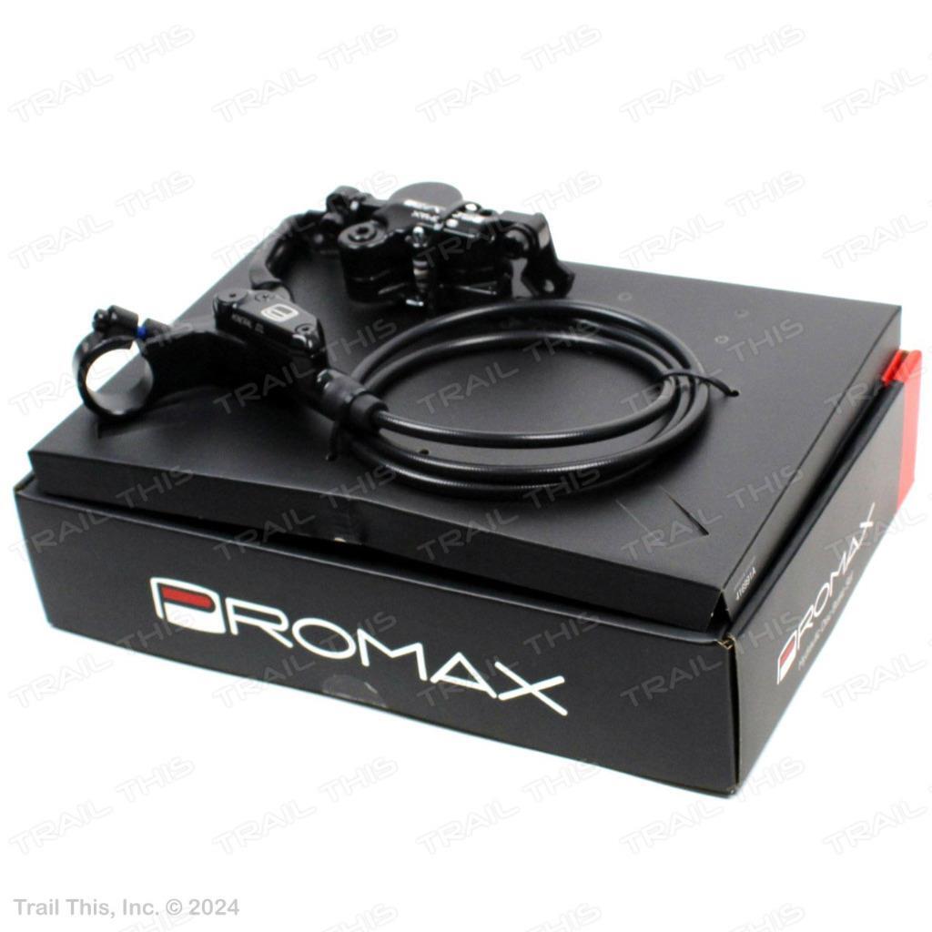 Promax Solve Hydraulic Bicycle Disc Brake and Lever Set Left/Front Post Mount