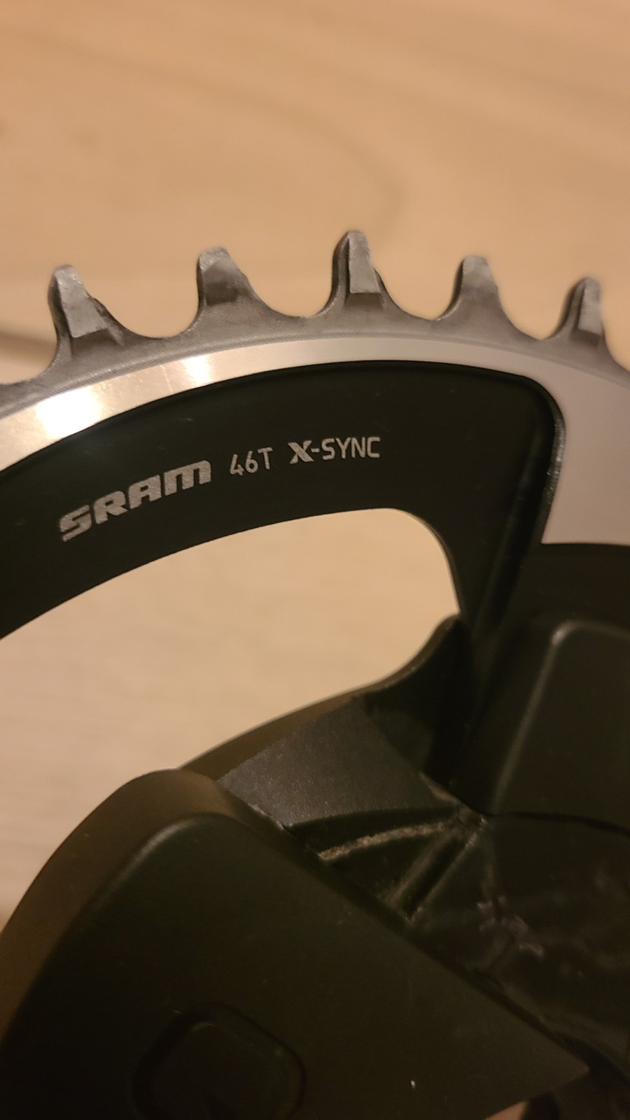 SRAM Red Force Quarq Power Meter Spider + X-Sync 46t Chainring Gravel 12/13 XPLR