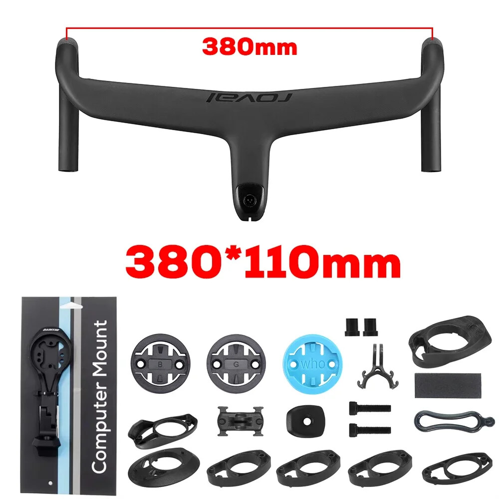 Full Internal Cable Routing Road Bicycle Handlebar Carbon Cockpit Di2 Handlebar